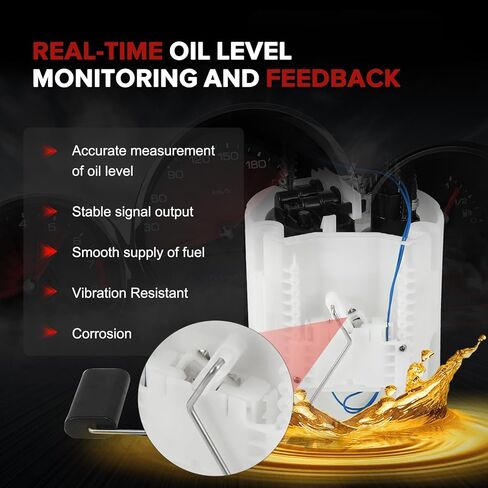E7272M Electric Fuel Pump Module Assembly Compatible with Dodge Grand Caravan Chrysler Town & Country Ram C/V Volkswagen Routan 2011-2020 3.6L V6 Replace# P76743M FG0890 SP7080M 68060507AB in Kuwait