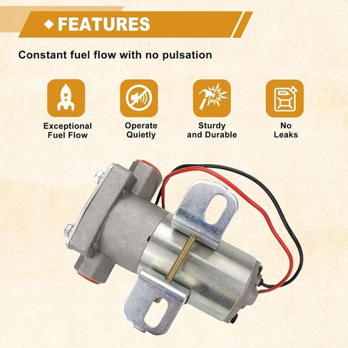 USTAR 97 GPH مضخة الوقود الكهربائية 7 PSI يستبدل 12-801-1 استخدام متعدد الوظائف سهل التثبيت (97 GPH) in Saudi Arabia