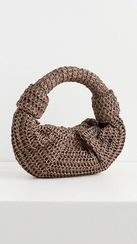 SIMONMILLER Women's Raffia Lopsy Bag in Kuwait