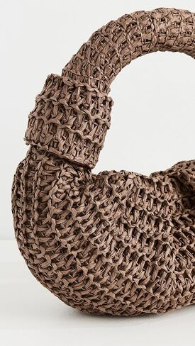 SIMONMILLER Women's Raffia Lopsy Bag in Kuwait