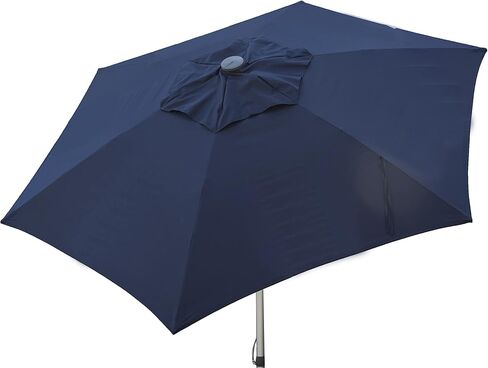 Heininger 1205 Navy 8.5' Push-Up Market Style Umbrella in Saudi Arabia