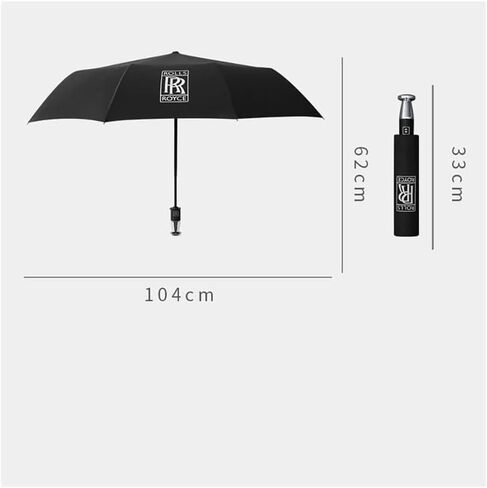Umbrella with Car Logo for Rolls-Royce Cullinan Dawn Ghost Phantom Wraith, Sun Umbrella Uv Protection Travel Umbrella Men Women Umbrella Outdoor Accessories in Saudi Arabia