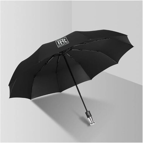 Umbrella with Car Logo for Rolls-Royce Cullinan Dawn Ghost Phantom Wraith, Sun Umbrella Uv Protection Travel Umbrella Men Women Umbrella Outdoor Accessories in Saudi Arabia