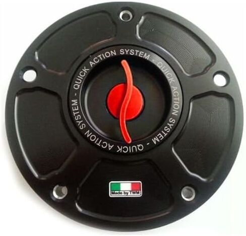TWM ACTION ACTION CNC BILLET FUEL CAP مع مقبض أحمر يناسب Honda CBR 600 900 1000 RR F HORNET CB R VTR in Saudi Arabia