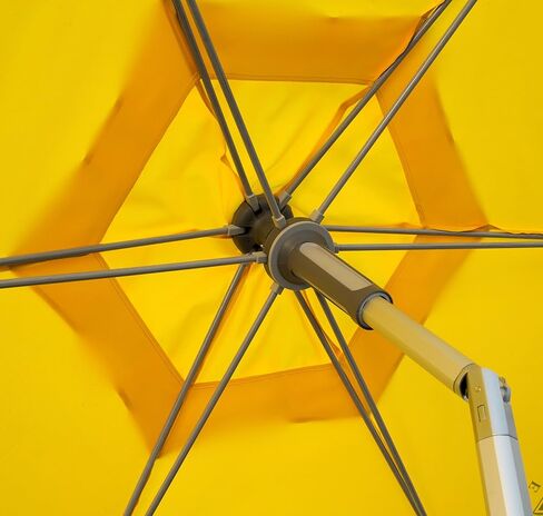 Heininger 1205 Navy 8.5' Push-Up Market Style Umbrella in Saudi Arabia