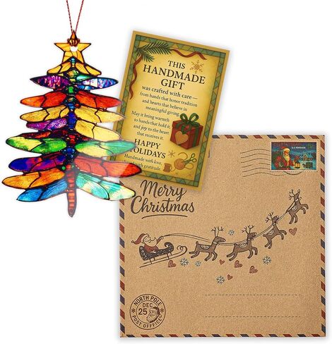 Dragonfly Christmas Ornament for Tree, Dragonfly Gifts for Women, Christmas Tree Ornaments Decor, Dragon Fly Gift for Women, Dragonflies Theme Gift Ornament Decor, Birthday Gift for Mom, Girl, Friends in Kuwait