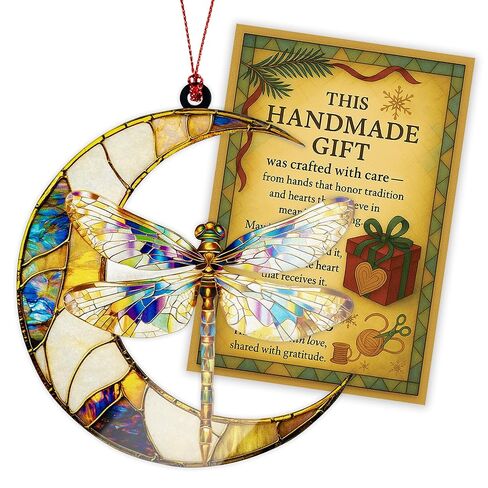 زخرفة عيد الميلاد اليونونفلي للأشجار ، هدايا اليعسوب للنساء ، ديكور زخارف شجرة عيد الميلاد ، هدية ذبابة التنين للنساء ، ديكور زخرفة هدية دراجونفليز ، هدية عيد ميلاد للأم ، الفتاة ، الأصدقاء in Kuwait