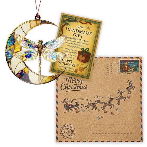 زخرفة عيد الميلاد اليونونفلي للأشجار ، هدايا اليعسوب للنساء ، ديكور زخارف شجرة عيد الميلاد ، هدية ذبابة التنين للنساء ، ديكور زخرفة هدية دراجونفليز ، هدية عيد ميلاد للأم ، الفتاة ، الأصدقاء in Kuwait