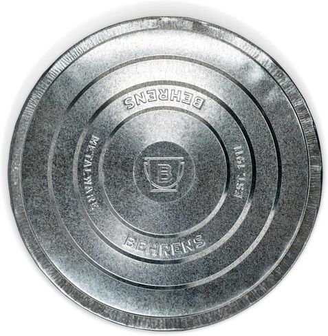 سلة المهملات بغطاء من الفولاذ المقاوم للصدأ سعة 6 جالون من Behrens (6 جالون) مصنوعة في الولايات المتحدة الأمريكية (رفان) in Kuwait