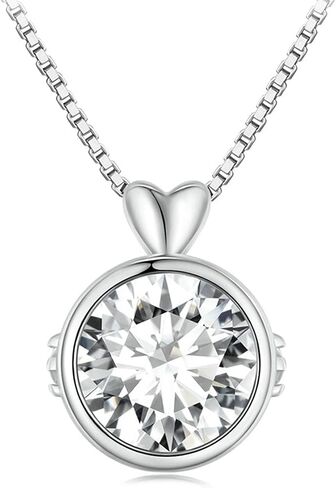 14K الذهب جميل 1CT VVS2 D-Color Round Round Diamond Netlace للنساء مع 19.69 في السلسلة ، وقطعة مجوهرات للنساء اللطيفة والحلوة ليوم عيد الحب in Saudi Arabia