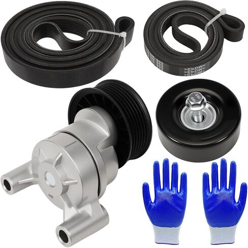 39083 Drive Belt Telectioner Pulley متوافق مع Silverado 1500 Sierra 1500 2009 2010 2011 2012 2013 Avalanche 2009 Hummer H2 90K-39083A Serpentine Belt Drive 49275 19193110 88929140 12609719 in Saudi Arabia