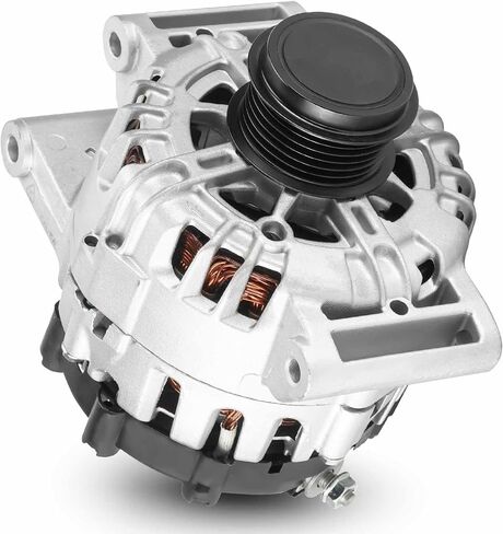 120 AMP NEW ANTERNATOR متوافق مع 2.0L 2.0 BUICK Regal 2011-2013 ، لـ 2.4L 2.4 BUICK Regal 2011 ، لـ 2.0L 2.0 SAAB 9-5 2011 ، L4 12V ، استبدل# 1202330 ، 1204650 ، 95515960 ، 95519892 in Kuwait