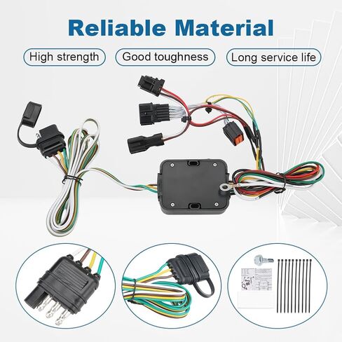 Waterwich 4-Pin Trailer Wiring Harness متوافق مع Kia Sportage 2017-2022 بديل لـ 56321 Hitch Wiring Harness in Saudi Arabia