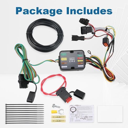 Waterwich 4-Pin Trailer Wiring Harness متوافق مع Kia Sportage 2017-2022 بديل لـ 56321 Hitch Wiring Harness in Saudi Arabia