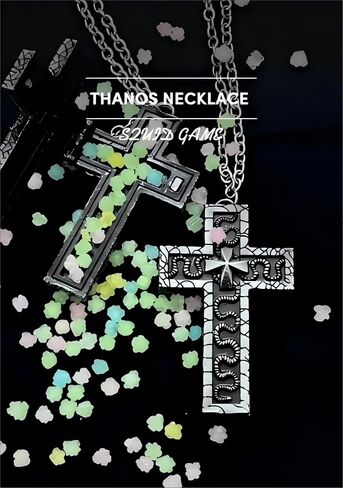 قلادة قلادة Squids قلادة كروس للرجال Thanos مع مقصورة سرية ثلاثية المطبوعة قلادة 1 جهاز كمبيوتر إلى 5 أجزاء in Saudi Arabia