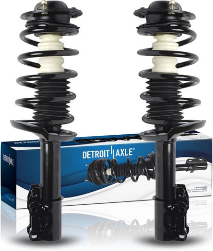 Detroit Axle-Struts Struts الأمامية أشرطة Sway for 2004-2012 Chevy Malibu 2005-2010 Pontiac G6 Saturn Aura Complete 2 Struts مع Coil Spring 2 Sway Bar Links 2006 2007 2008 2009 Ready Shock in Saudi Arabia