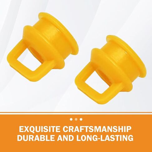 2 PCS Auto Shifter Cable Linkage Bushing, Transmission Connecting Rod Rubber Bushing Repair Replace 15276979 15823112, Compatible with Chevrolet Buick Cadillac GMC Jeep RAM Dodge (Orange) in Saudi Arabia