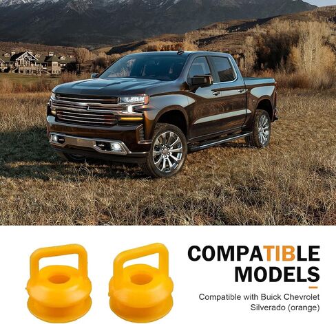 2 PCS Auto Shifter Cable Linkage Bushing, Transmission Connecting Rod Rubber Bushing Repair Replace 15276979 15823112, Compatible with Chevrolet Buick Cadillac GMC Jeep RAM Dodge (Orange) in Saudi Arabia