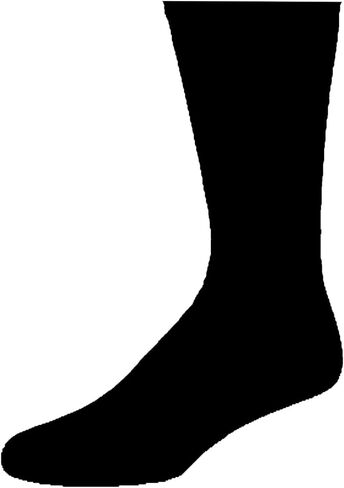 Creswell 3 Pairs Diabetic Crew Socks Made in USA (Black 10-13 Size) in Saudi Arabia