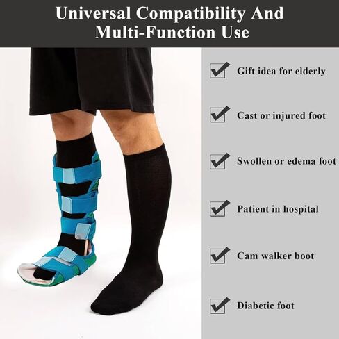 Walking Boot Socks Replacement Sock Liner for Orthopedic Walking Boots Walker Brace for Men Women, Seamless Breathable Medical Tube Cast Boot Surgical Leg Cover, 5 Pairs in Kuwait