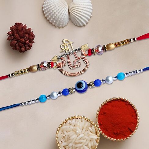 Rakhi for Brother and Bhabhi | Lumba Rakhi For Brother with Gift Set | Rakhi Brother Bhaiya Bhabhi Rakhi | Raksha Bandhan Rakhi in Saudi Arabia