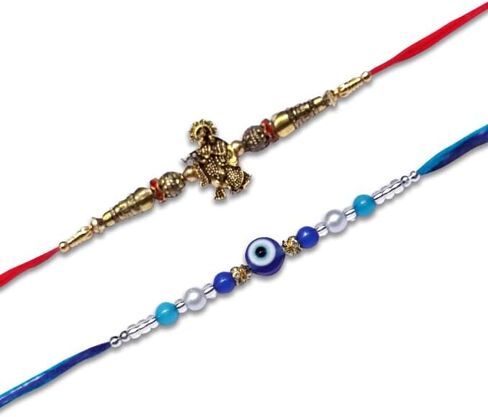 Rakhi for Brother and Bhabhi | Lumba Rakhi For Brother with Gift Set | Rakhi Brother Bhaiya Bhabhi Rakhi | Raksha Bandhan Rakhi in Saudi Arabia