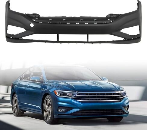 غطاء المصد الأمامي متوافق مع فولكس واجن 2019-2021 Jetta Fit for Trims متعددة ، VW1000239 ، 17A807217GRU in Saudi Arabia