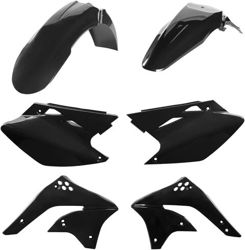 Acerbis Replica Plastic Kit Black for Kawasaki KX450F 2006-2008 in Saudi Arabia
