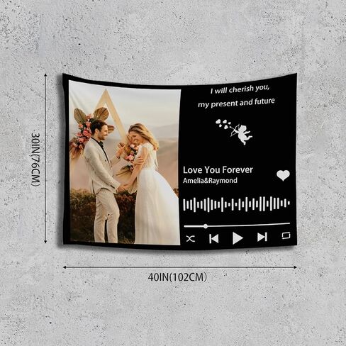 Custom Tapestry Upload Images/Text Customized Tapestry Wall Hanging Backdrop for Bedroom Multiple Sizes in Kuwait