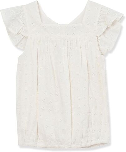 Lands' End Girls Woven Eyelet Top in Saudi Arabia