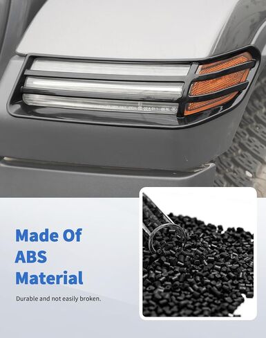 Black Turn Signal Light Cover for 2018-2024 Jeep Wrangler JL/JT Front Side Turn Light Eyebrow Light Cover Trim Frame Exterior Decor Accessories in Saudi Arabia