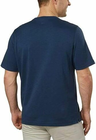 KIRKLAND Signature Men's Short Sleeve Pima Cotton Slub T-Shirt in Saudi Arabia