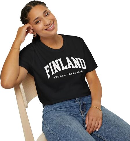 Finland Adult Unisex Soft T-Shirt in Kuwait