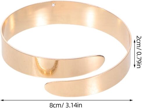 3pcs سوار الكفة الذهب الذهب للنساء ، ومجوهرات فرقة الذراع العلوية ، الأصفاد متعددة الاستخدامات للحفلات والهدايا in Saudi Arabia