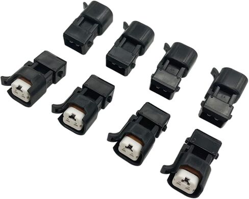 8pcs enjector enjector مجموعة موصل محول متوافق مع EV1 مع USCar EV6 و EV14 LS1 LS2 LS3 in Saudi Arabia