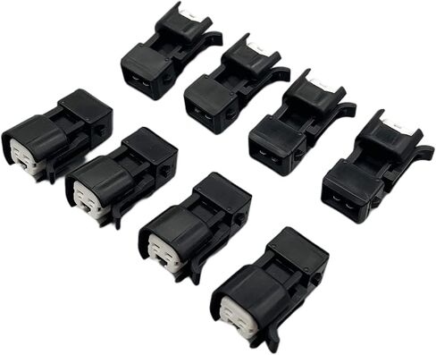 8pcs enjector enjector مجموعة موصل محول متوافق مع EV1 مع USCar EV6 و EV14 LS1 LS2 LS3 in Saudi Arabia
