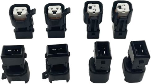 8pcs enjector enjector مجموعة موصل محول متوافق مع EV1 مع USCar EV6 و EV14 LS1 LS2 LS3 in Saudi Arabia