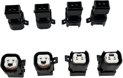 8pcs enjector enjector مجموعة موصل محول متوافق مع EV1 مع USCar EV6 و EV14 LS1 LS2 LS3 in Saudi Arabia