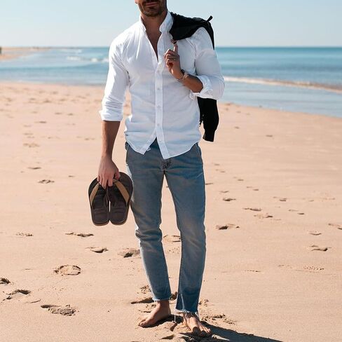 Flip Flip Flops Canvas Thong Sandals Arch Arch Support Beach Slippers-Semory Foam Foam مقاومة للماء in Saudi Arabia