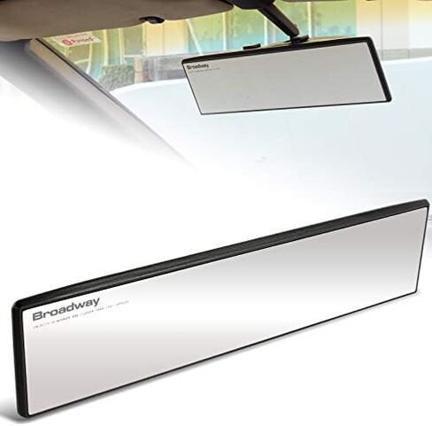 Eparts-Gogogo Universal Broadway 300mm 12 بوصة واضحة شقة واسعة الزاوية تقليل مقطع البقعة العمياء على مرآة الرؤية الخلفية in Saudi Arabia