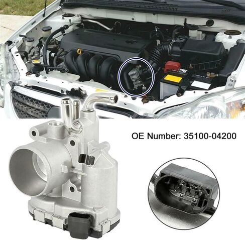 تجميع جسم الخانق الإلكتروني للسيارة متوافقة مع Picanto 2011-2017 1.2L 35100-04200 in Kuwait