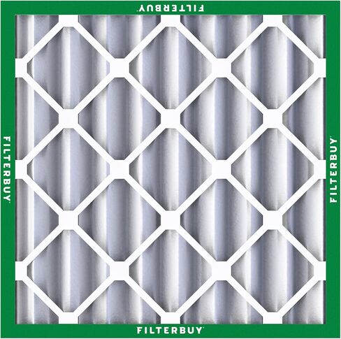 Filterbuy 16x20x1 Air Filter MERV 8 Dust Defense (3-Pack), Pleated HVAC AC Furnace Air Filters Replacement (Actual Size: 15.50 x 19.50 x 0.75 Inches) in Saudi Arabia