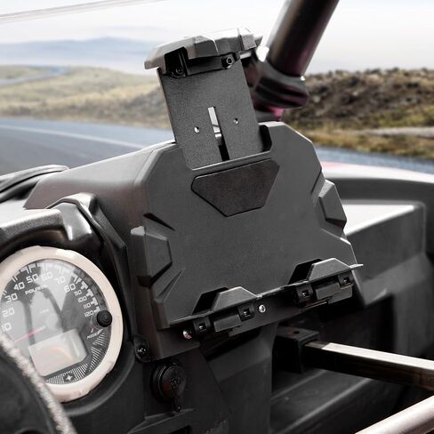 A & UTV PRO Electronic Tablet Holder & Tie Down Anchors for Polaris RZR XP 1000 2014-2018, Black in Saudi Arabia