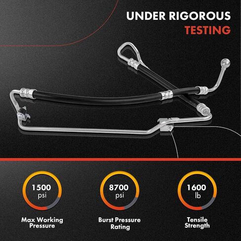 A-Premium Power Steering Hose Pressure Hose Line Assembly Compatible with BMW 335i 2007-2013 335is 2011-2013 135is 2013 135i Pump To Gear/Rack Pinion in Saudi Arabia