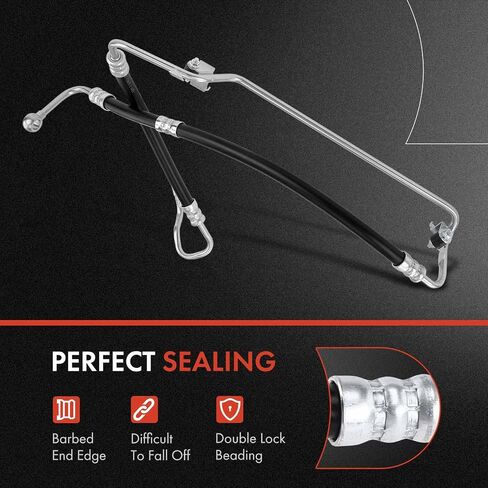 A-Premium Power Steering Hose Pressure Hose Line Assembly Compatible with BMW 335i 2007-2013 335is 2011-2013 135is 2013 135i Pump To Gear/Rack Pinion in Saudi Arabia