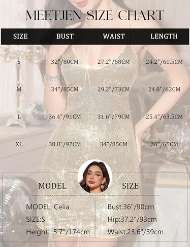 Meetjen Women's Sequin Dress Sparkly v Neck Mini Sexy Club Glitter Spaghetti Strap Sleveless Night Out Out Out Out Dresses in Kuwait