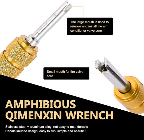 16 PCS Car Air Conditioning Valve Core Kit, A/C System Repair Valve Caps & Core Kit for R12 or R134a, AC Service Port Seal Cap Valve, Universal for Most Cars (Black) in Kuwait