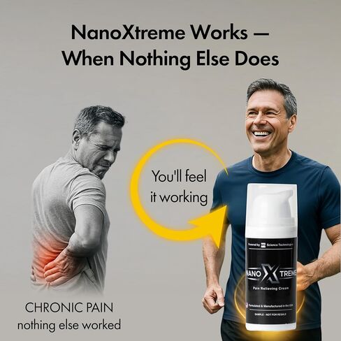 Pain Relief Cream – Fast-Acting Topical for Muscle, Joint & Nerve Deep-Absorbing, Long-Lasting Formula with Natural Ingredients – Cooling Sensation – 3.3oz Tube – Made in USA in Saudi Arabia