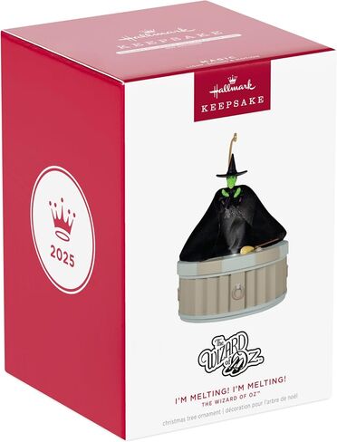 Hallmark Keepsake Christmas Ornament 2025, The Wizard of Oz I'm Melting! I'm Melting! with Light, Sound and Motion, Movie Gifts in Saudi Arabia