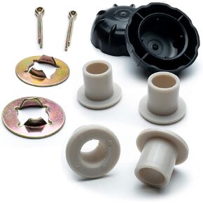 HD Switch -2 KITS- عجلة أمامية شفة حافلة BUTHENG REBUING REBUILD لـ CUB CADET XT1 Series 2015-2019 ، LT42 LT42C LT42E LT46 LT50 LT54 ST54 GT50 GT54 W/DELUXE Domed CAPS GARDANT TRACTION MOWERS MOWERS in Kuwait